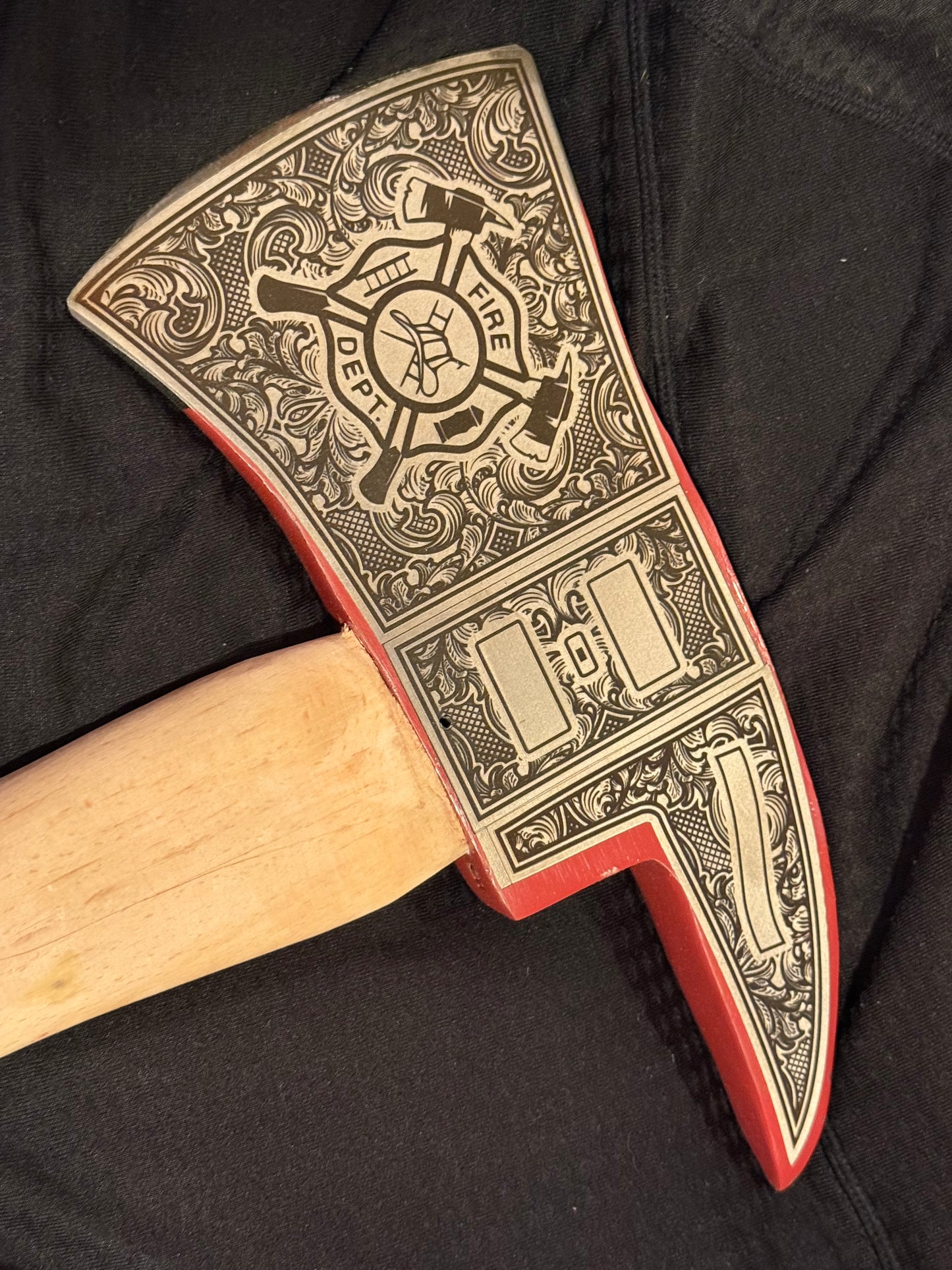 Engraved Fireman’s Axe – Blaze of Honor (Customizable)