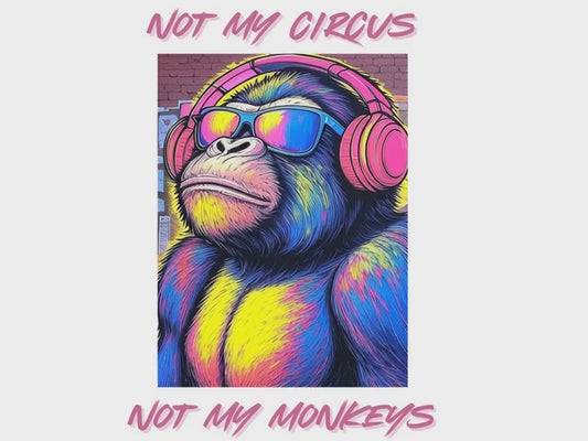 Bad Company "Not My Circus, Not My Monkeys" Graphic Tee